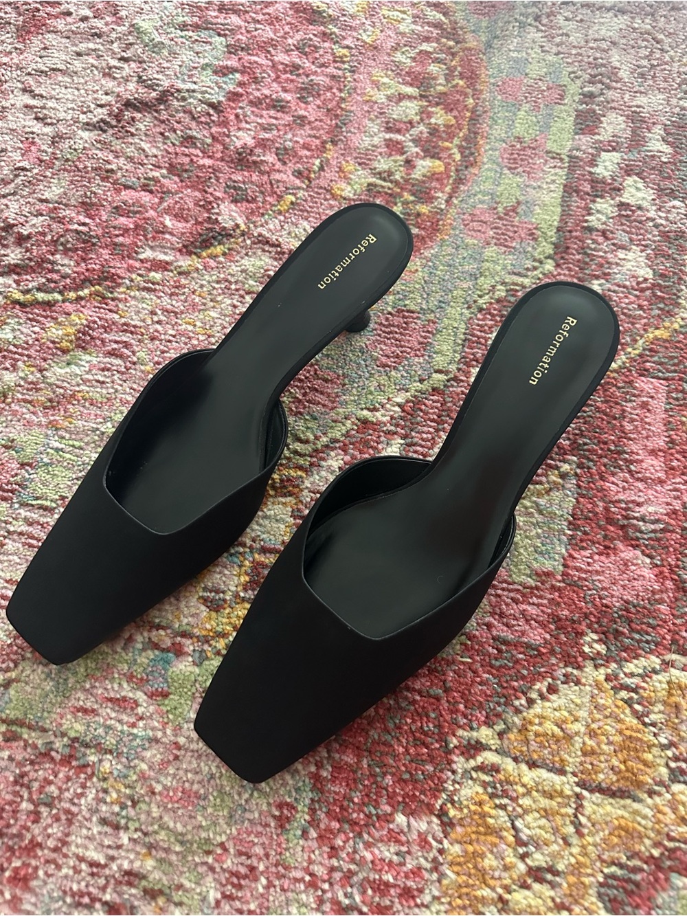 Reformation Daniela Kitten Mules
